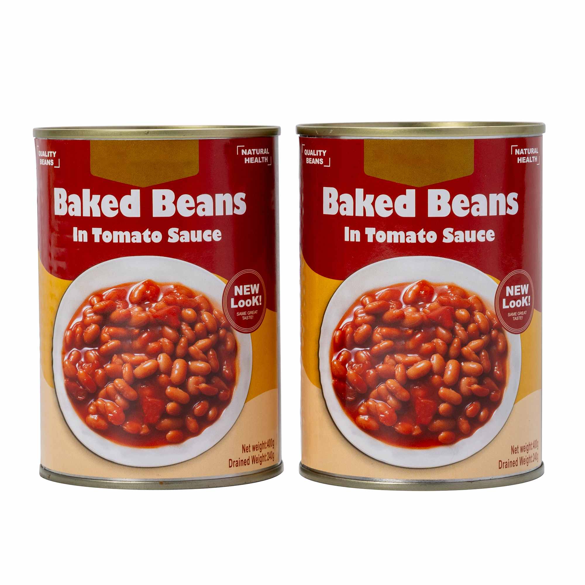 Feijão cozido em lata com molho de tomate da China