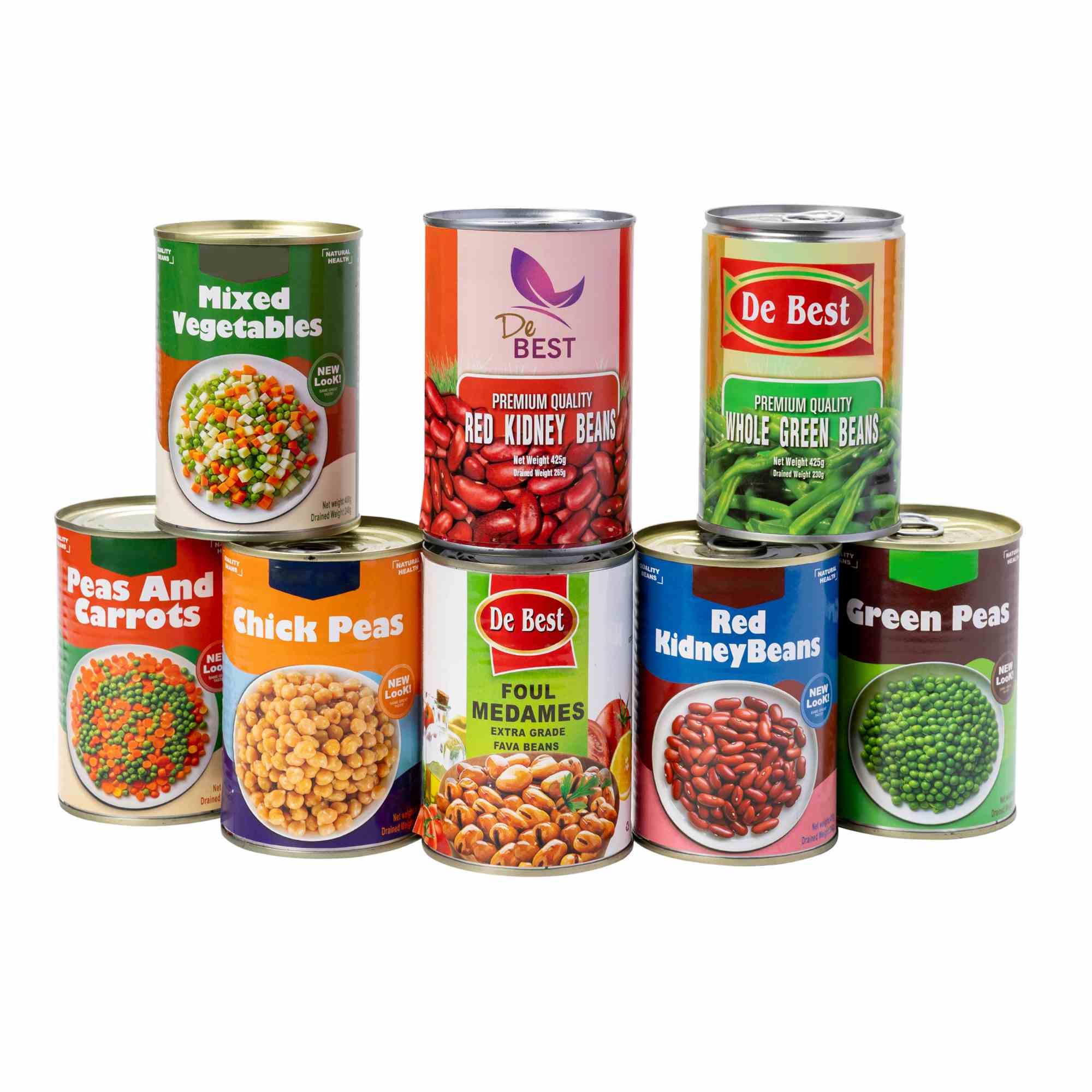 Gemüsemischung in Dosen