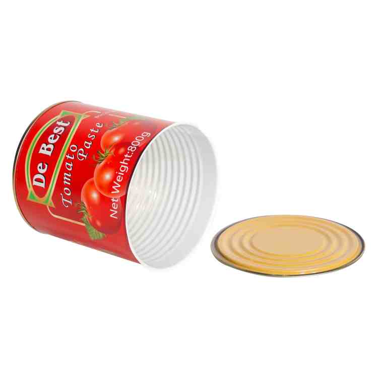 800 г консервированной томатной пасты. Лучшая цена при высоком качестве.