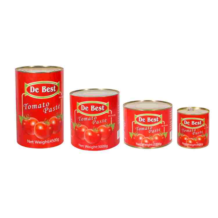 Консервированная томатная паста в различных упаковках под брендом OEM
