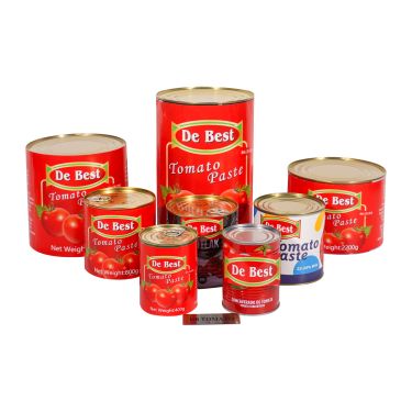 Tomatenmark in Dosen mit OEM-Markenvielfalt in verschiedenen Verpackungen