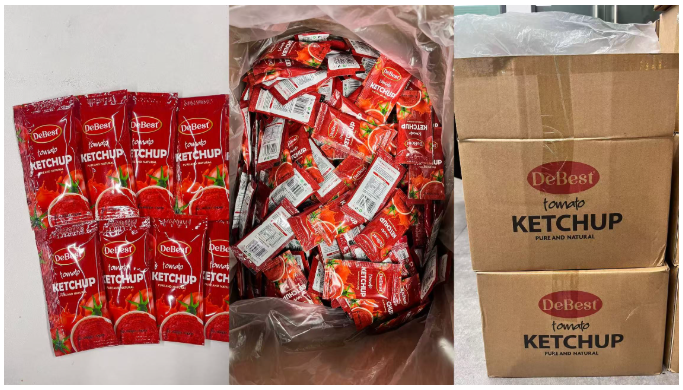 tomato sauce sachets