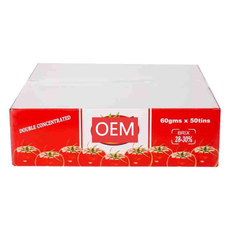 Различные варианты томатной пасты бикс с различными вариантами упаковки бренда OEM