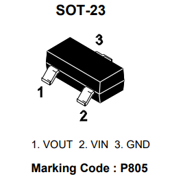 Régulateur de tension à 3 bornes-PJ78L05SQ IC PJ78L05SQ-M