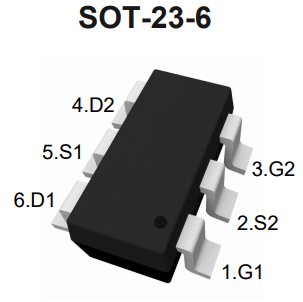 N+P-Channel Complementary Power MOSFET