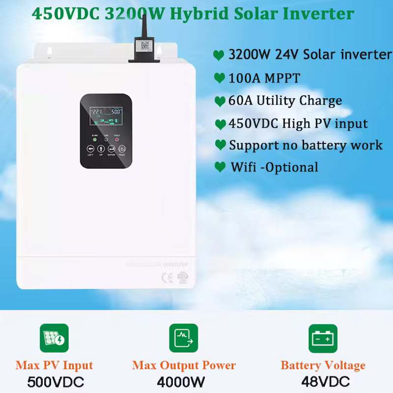 450VDC 3200W Hybrid Solar Inverter