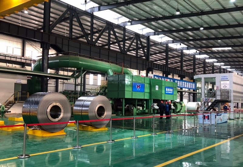 강한 금속 1350mm 폭 스트립 연속 수평 밝은 어닐링 라인이 2018 년 11 월 23 일 복주 하이리에서 성공적으로 가동되었습니다.