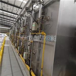 gas fired muffle heating furnace for bright annealing line of stainless steel strip coil