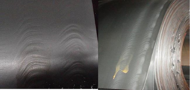 Main defects of bright annealed strips