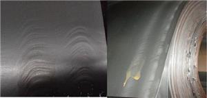Main defects of bright annealed strips