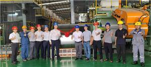 Zhanqing Hongwang संयंत्र में ब्राइट एनीलिंग लाइन नंबर 2 का सफल कमीशनिंग