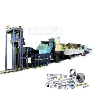 패스너 볼트 너트 나사 열처리용 연속 열처리로