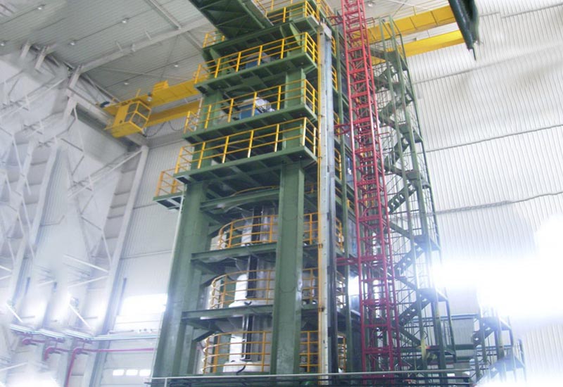 Four de recuit vertical pour le traitement thermique des bobines en acier inoxydable
