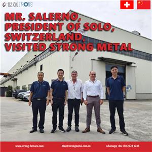 스위스 독주 사장 Salerno씨가 강한 Metal을 방문했습니다.