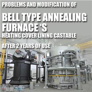 Problems and modification of heating cover lining castable of bell type annealing furnace after 2 years of use