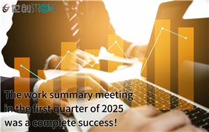 2025년 1분기 업무 요약 회의는 완벽한 성공을 거두었습니다.