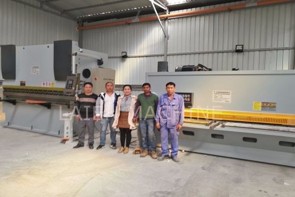 Good cooperation relationship for Laien machine company and Qatar customer