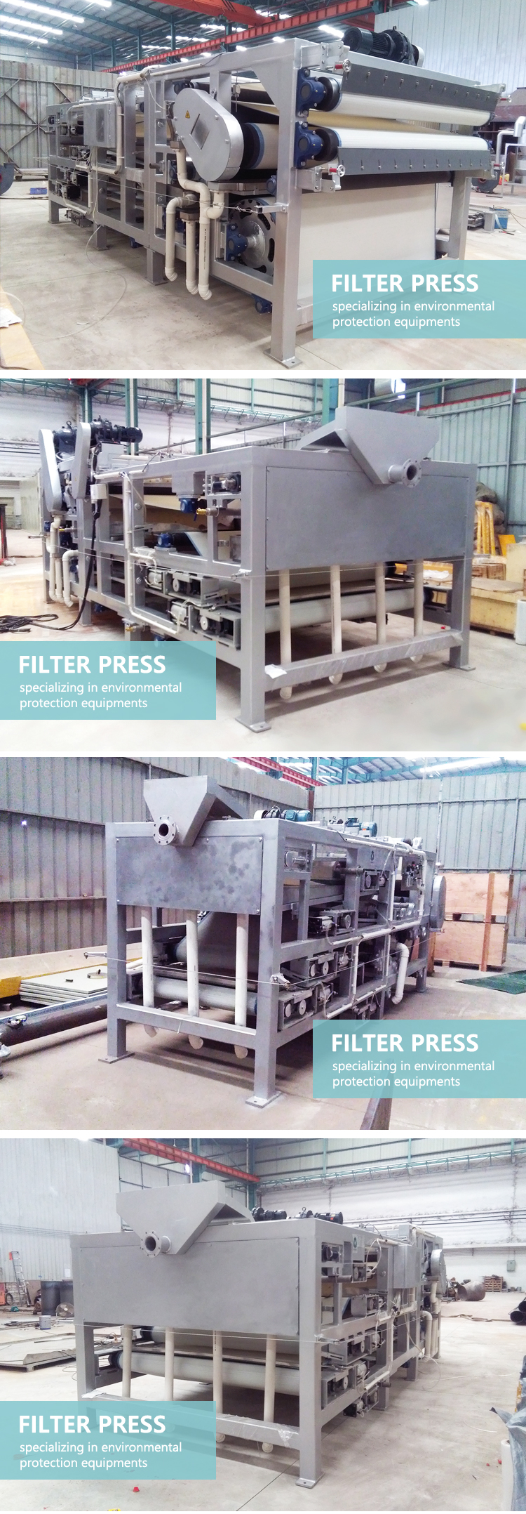 Used belt filter press