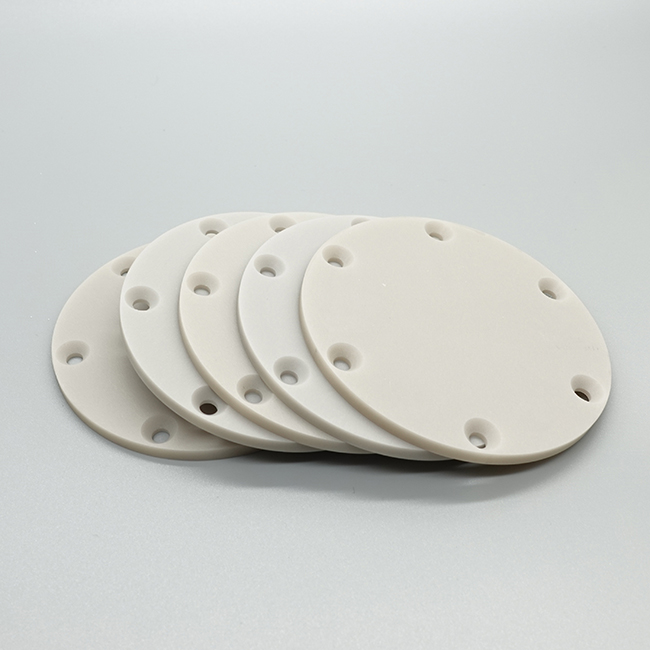 Supply Aln Aluminum Nitride Ceramic Disc With Mounting Holes Wholesale
