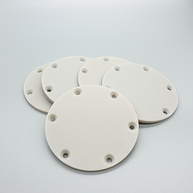 Supply Aln Aluminum Nitride Ceramic Disc With Mounting Holes Wholesale