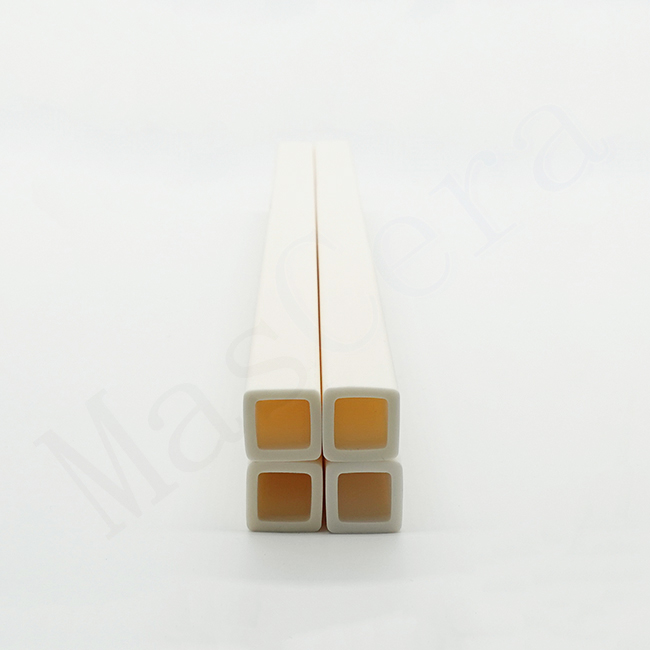 Square Al2O3 Alumina Ceramic Tube For Corona Electrode
