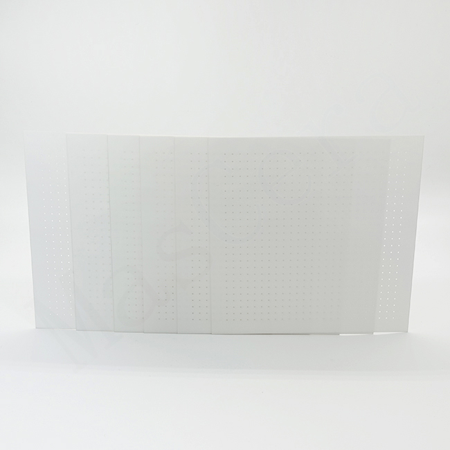 Laser-Drilled Alumina (Al2O3) Ceramic Substrates