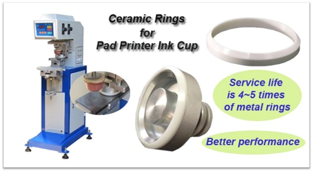 ceramic ring for pad printing