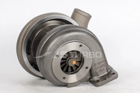What are the structural components of a turbocharger
