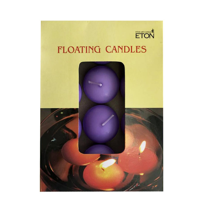 Romantyczne pływające świeczki z wosku parafinowego