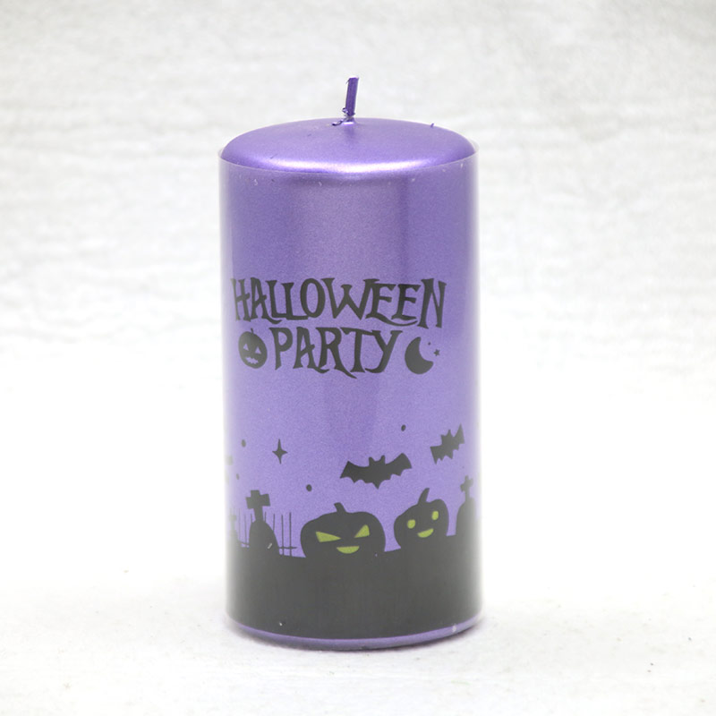Easter Scented Printed Picture Pillar Candle