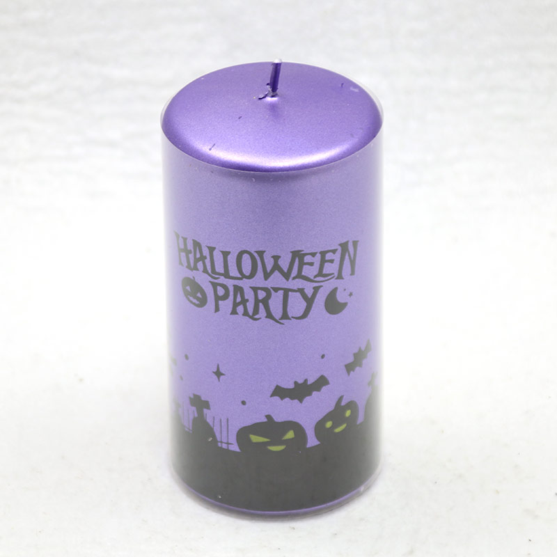 Easter printed pillar candle