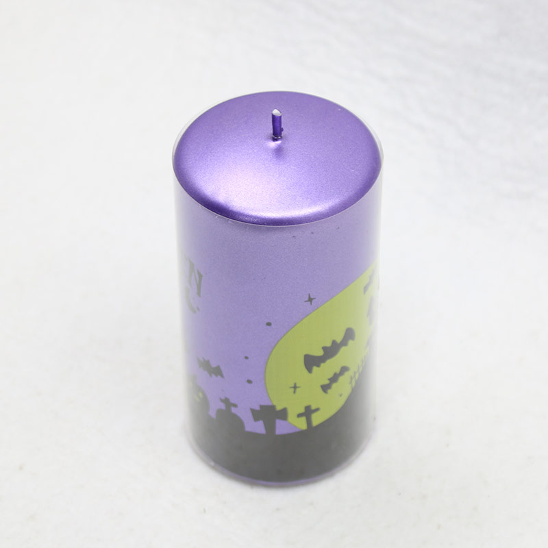 Easter printed pillar candle