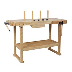 Wooden Workbench With 1 Drawer and 2 Vices 1390 Wide