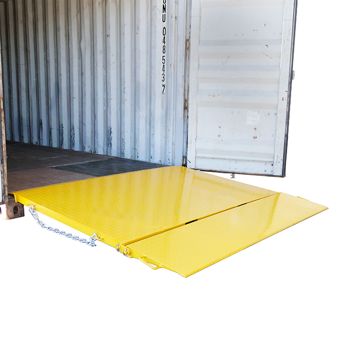 Forklift Folding Container Ramp 2200mm Deep