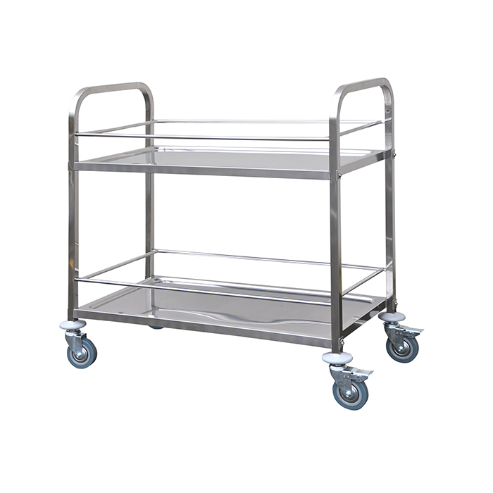 Stainless Steel Trolley With 2 Tiers 150kg