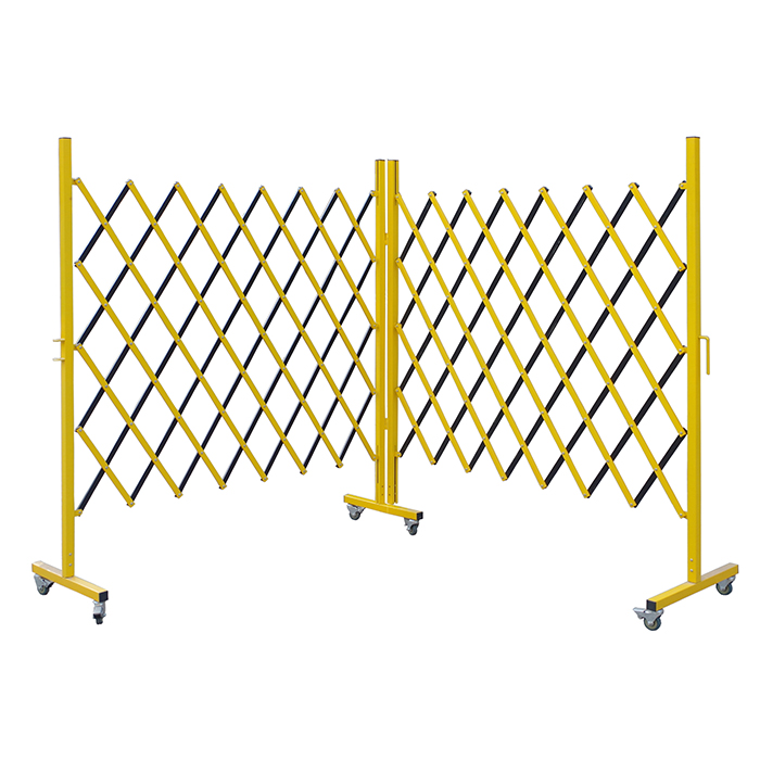 Aluminium Turnable Expandable Barrier 8000mm Long 1700mm High