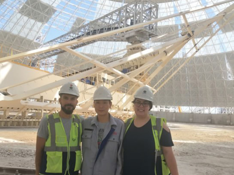 Serviço no local para o Projeto SOMA na Turquia