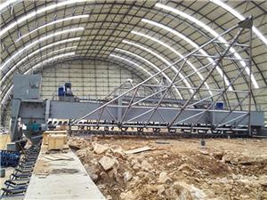 교량형 스크레이퍼 회수기