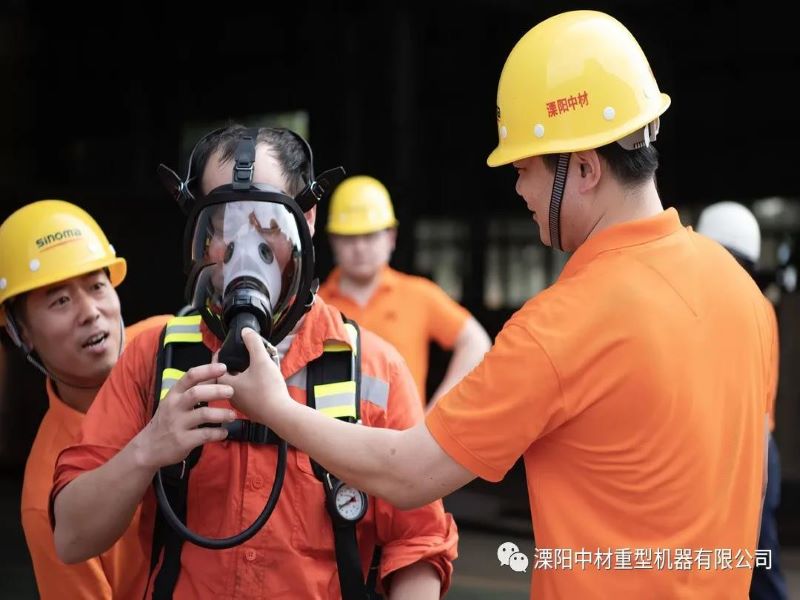 Sinoma-Liyang организует аварийно-спасательные учения