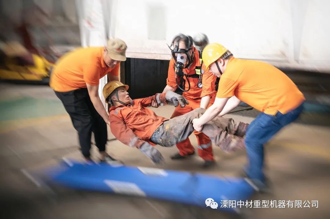 Sinoma Liyang организует аварийно-спасательные учения
