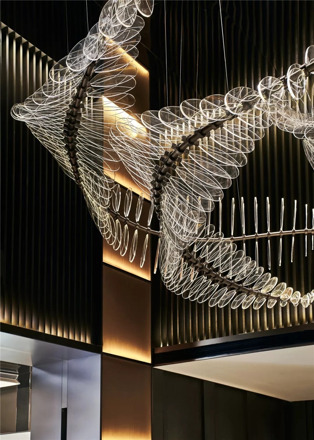 Art Glass Contemporary Design Chandeliers for hotel