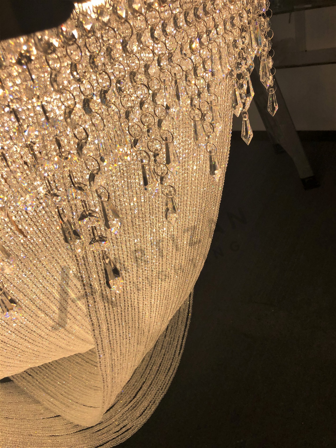 Crystal blanket custom chandeliers decorative lighting