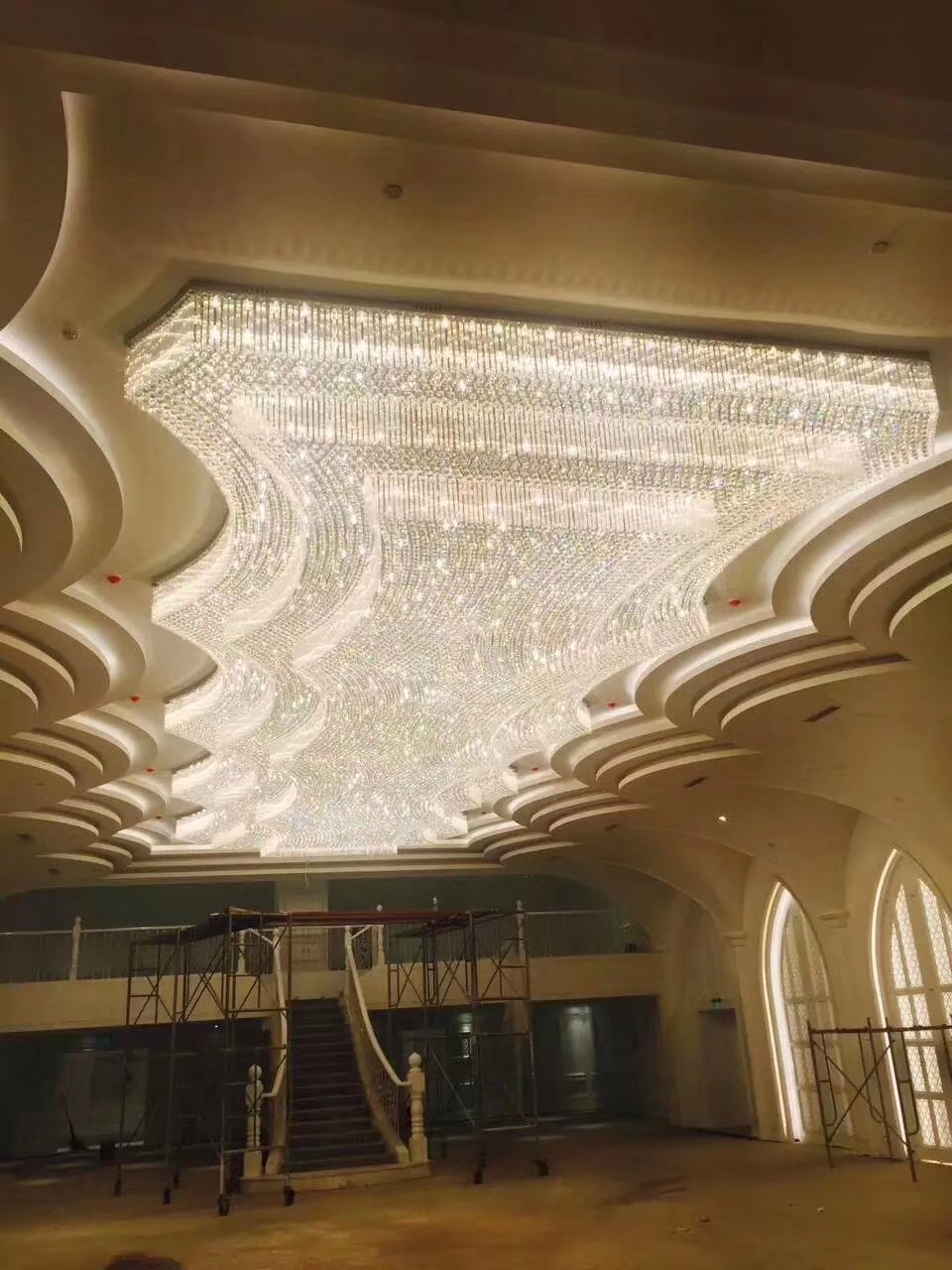 Luxury crystal chandeliers Banquet Crystal Chandeliers For Hotel