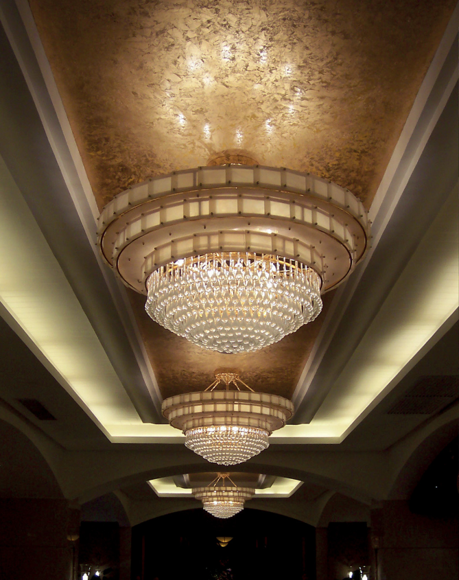 Китай Хрустальные люстры в стиле ампир, большие светильники для коридора из Китая, производитель