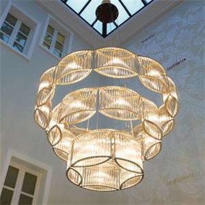 Lampadari a più livelli dal design contemporaneo Crystal For Hotel