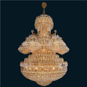 Chinese manufacturer Large Size Crystal Pendent Chandeliers for customized