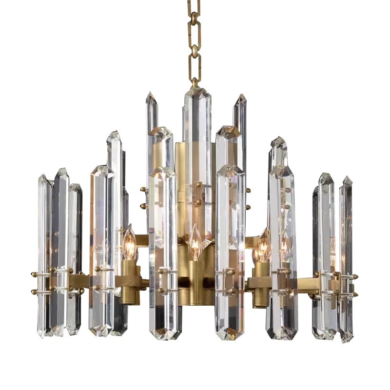 Modern design from Chinese manufacturer with brass material crystal chandeliers