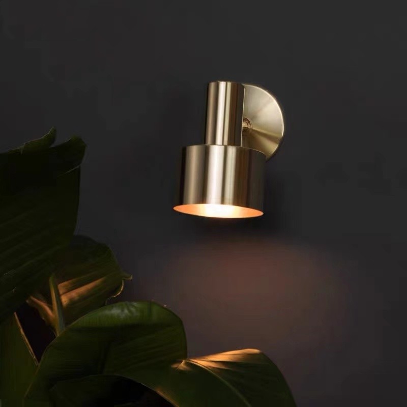 Brass Material bedside lamps For Hotel Guest Room dinning room decoration