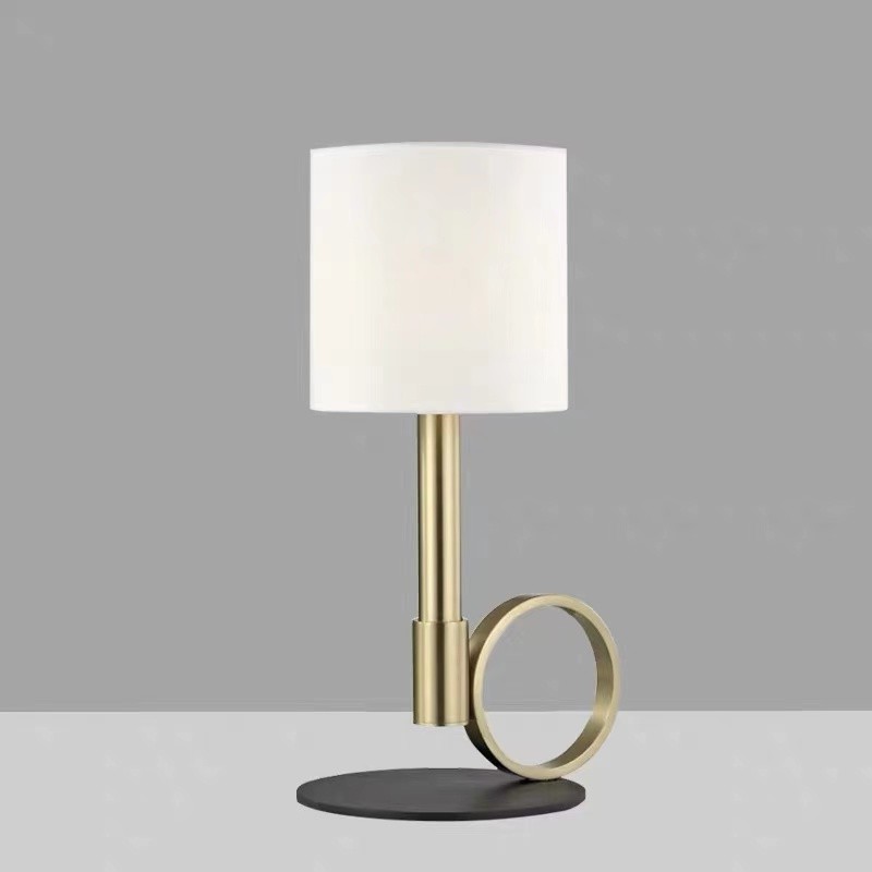 Brass base table lamps indoor decorative modern design for hotel