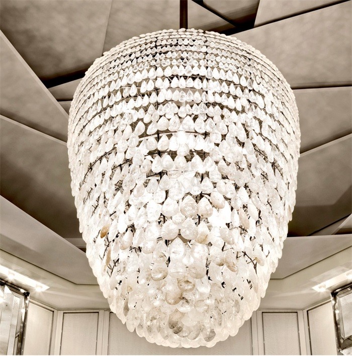 Large Foyer Luxury Lighting Fixtures Natural shell pendant From China